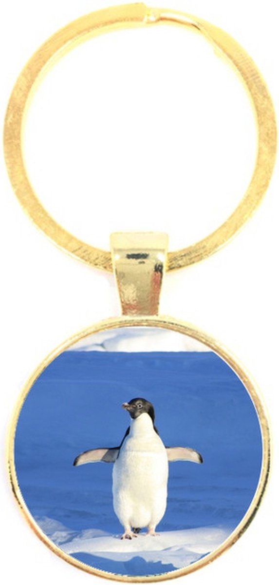 Sleutelhanger Glas - Pinguin