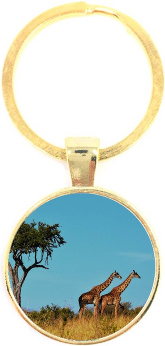 Sleutelhanger Glas - Giraffe