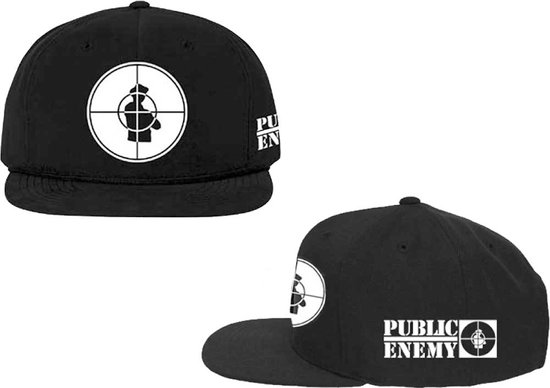 Public Enemy Snapback Pet Solid Target Zwart