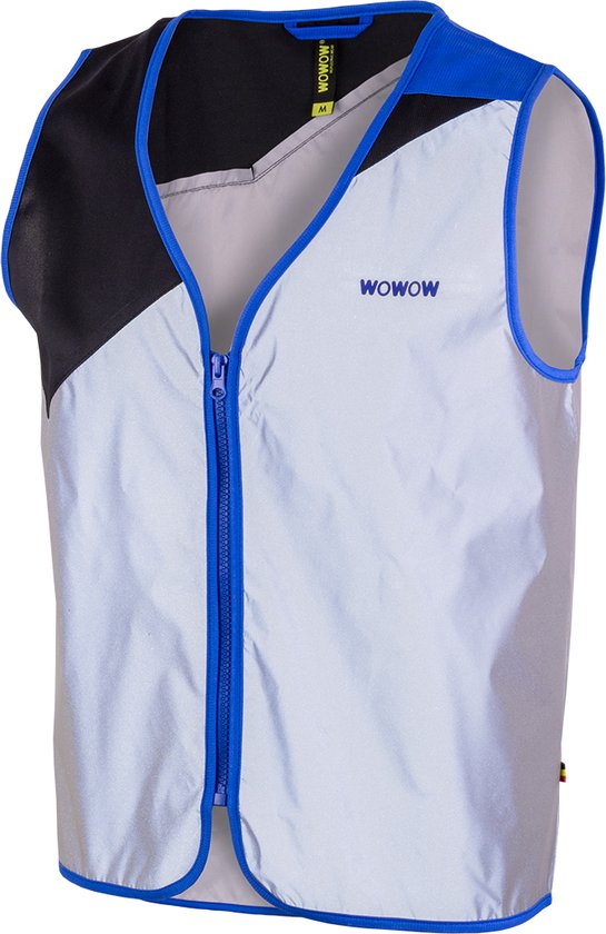 Breezie Jacket WOWOW Full Reflective - Veste de cyclisme avec zip