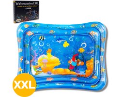 foto van Mamboe Waterspeelmat XXL | 100 x 80 cm | Watermat baby | Dylan de Duiker | Speelmat | Speelkleed Baby Opblaasbaar | Tummy Time | Kraamcadeau
