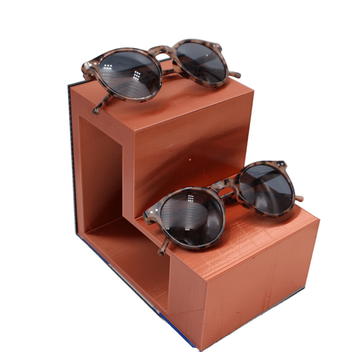Fiastra Modica - brillenstandaard - brillenhouder - zonnebril standaard - plexiglas - gerecycled plastic