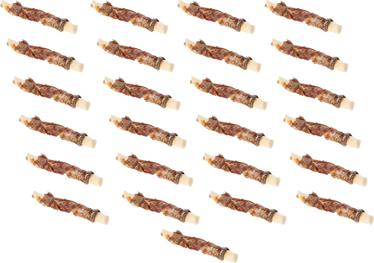 Timo Runder Kauwstick - Hondensnacks - 25 x Eend 14 cm 30-40 g 1 stuk