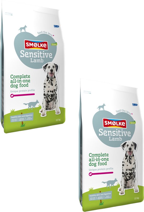 Smolke 2x12 kg Smolke sensitive brokken hondenvoer