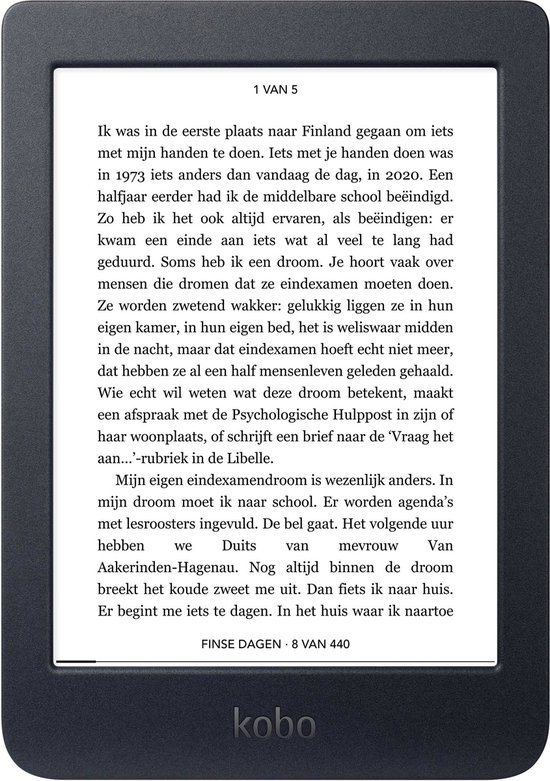 Kobo e-reader Nia Refurbished - 6 inch - HD e-ink scherm - 8GB
