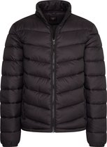 Cappuccino Italia - Heren Jas winter Winter Jacket Zwart - Zwart - Maat XXL