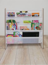 Boekenkast Kind - Montessori Boekenkast - Boekenkast Kinderkamer - Boekenrek Kind - Boekenrek Kinderkamer - Opbergkast Speelgoed