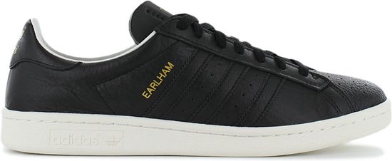 Adidas Originals Earlham - Heren Sneakers Sportschoenen Schoenen Leer Zwart GW5759 - EU UK