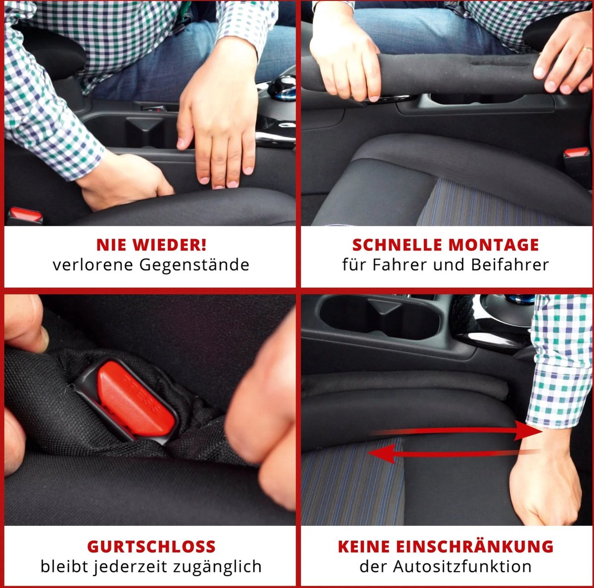 2 Stuks Autostoel Spleetvuller voor Lynk & Co 01 2020 2021 2022 2023