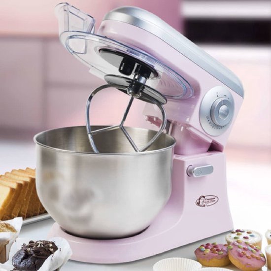 Bestron AS1200SDP Sweet Dreams Keukenmachine 1200w 240v Rvs Roze 4-delig van Bestron — afbeelding 5