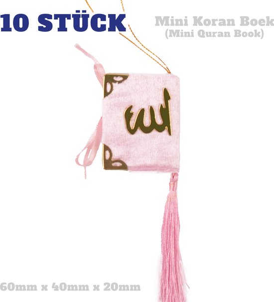 10 pièces rose Mini Coran cadeau pour les célébrations islamiques, cadeau  musulman,... | bol.com