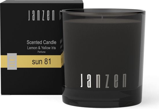 JANZEN Geurkaars Sun 81 - Scented Candle Sun 81 - Parfumkaars - Zomers en Zwoel - 210 gram