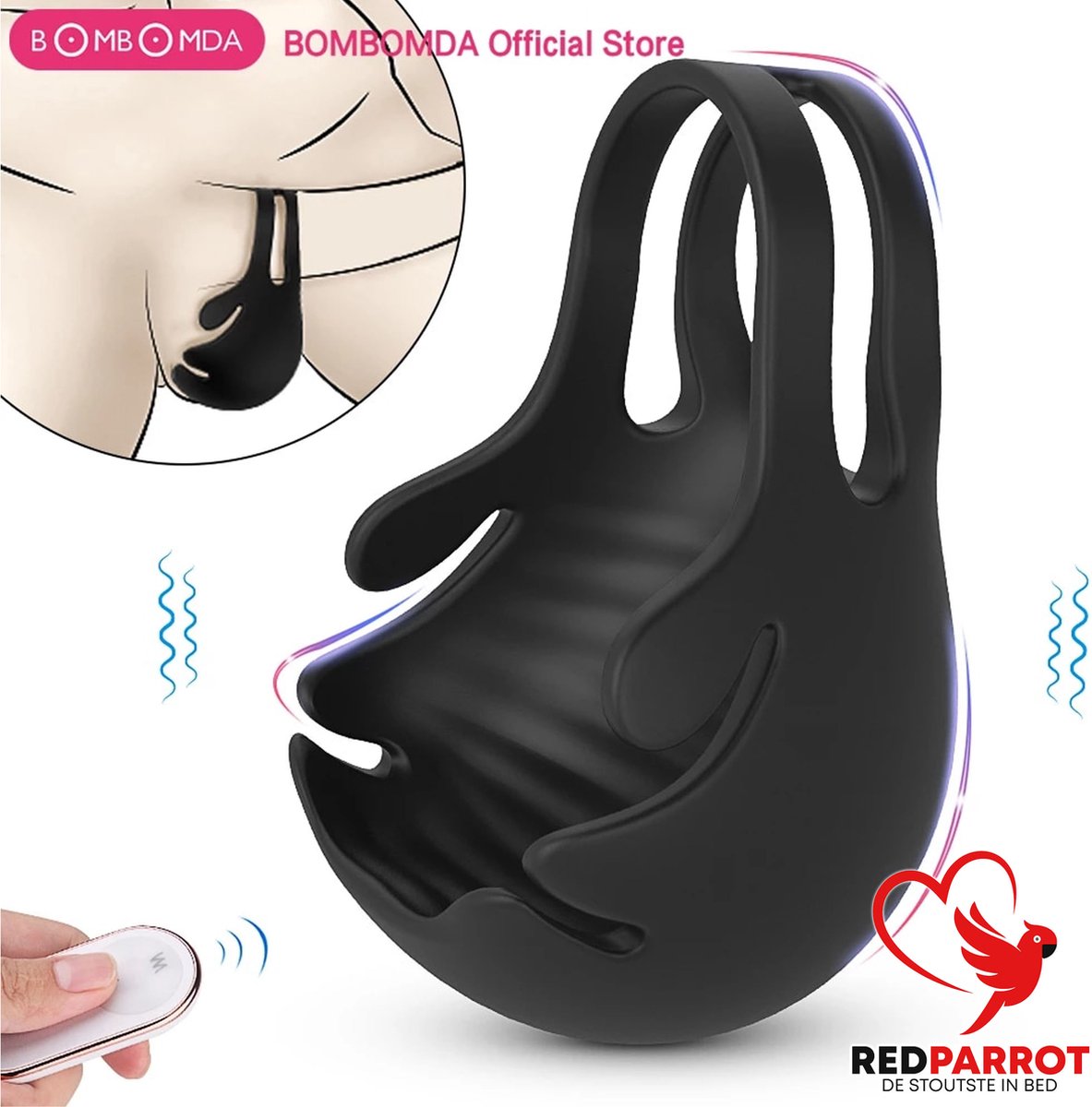 Goedkoopste Balzak stimulans | Testikel vibrator | Penis ring | Afstandsbediening | Cock ring | Zeer hoge kwaliteit