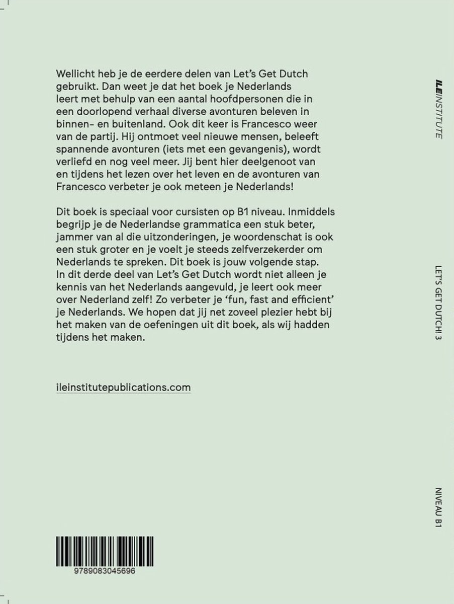 Let's get Dutch! 3 Niveau B1 - back cover