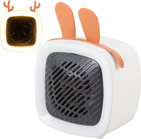 Mini radiateur électrique - Chauffage électrique - Lumière Led - Radiateur  soufflant 