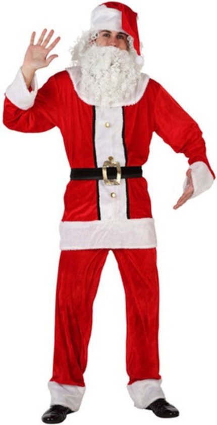 Foto: Kerstmannenpak volwassenen polyester kerstman verkleedkleding xl