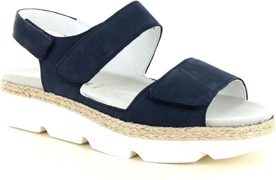 Wäldlaufer | 770001 | Sandale femme bleue | Largeur H | Taille 5.5 / 38.5