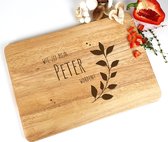 Snijplank hout - Peter - Peter vragen - Wil jij mijn peter zijn - Peter worden