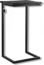 Vtw Living - Bijzettafel Van Mangohout - Bijzettafeltje - Laptoptafel - 65 cm hoog