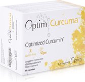 Optim Curcuma 90 gélules - Articulations souples - Curcumine optimisée Longvida - Haute biodisponibilité - Curcuma sans poivre noir