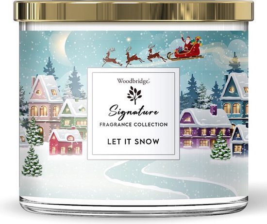 Woodbridge Cire Tumbler Let It Snow 565gr Bougie parfumée - Noël