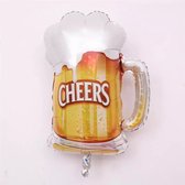 Ballon de chope de bière - 70cm - Ballons - Verre à bière - Bières - Ballon en aluminium - Fête - Décoration - Vide - Ballon en aluminium - Cheers