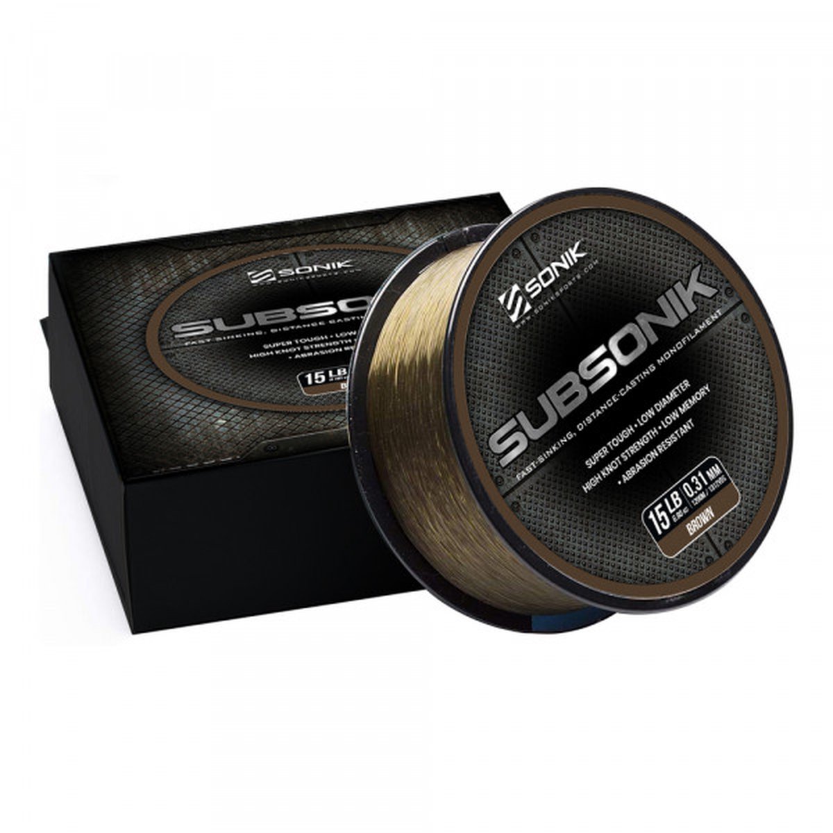 Sonik Subsonik Monofilament 1200m Bruin 0.41mm