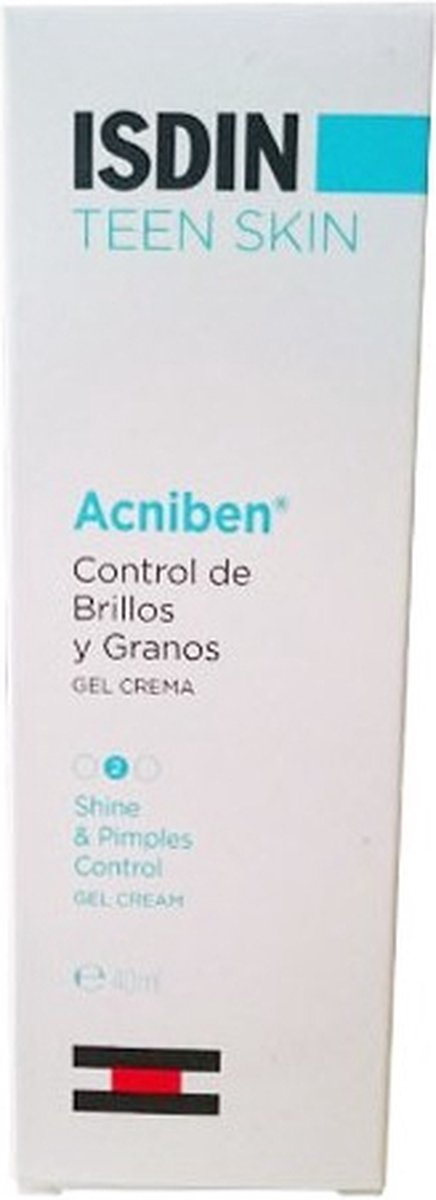 Isdin Acnibel Teen Skin Gel Cream For Shine and Grain Control 40ml