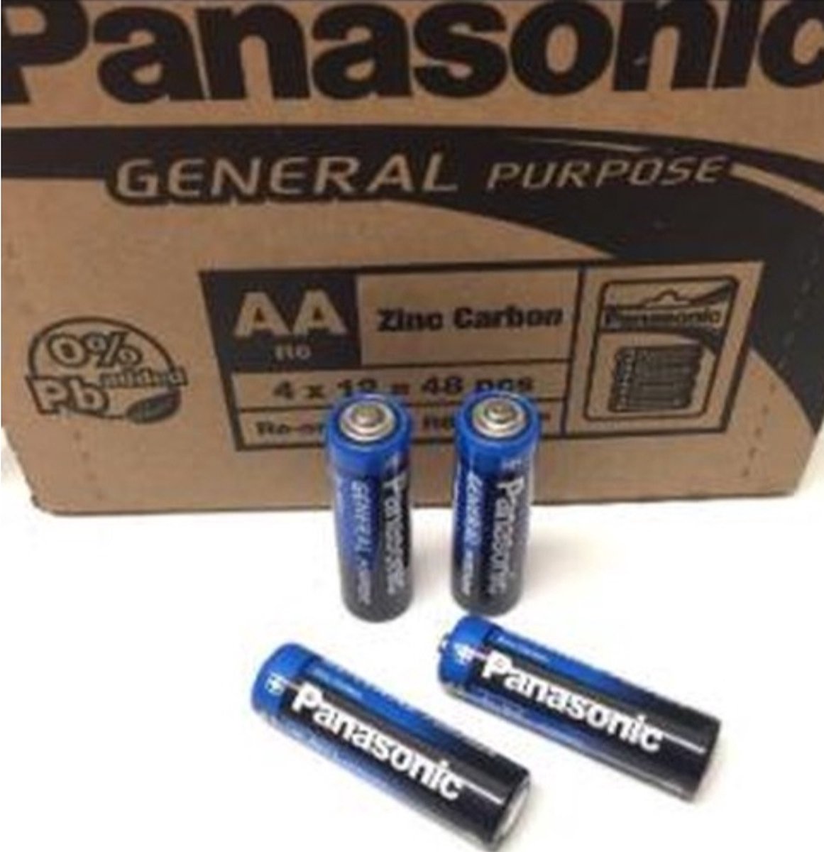 Panasonic AA General Purpose 48 Stuks! Power Batterijen AA baterij