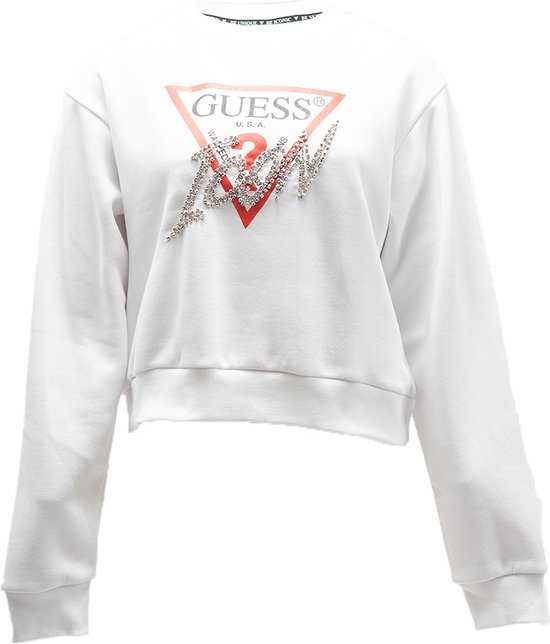 Guess CN ICON SWEATSHIRT Pull Femme - Wit - Taille S | bol.com