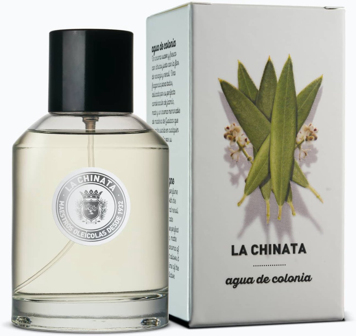 LaChinata unisex Water cologne - natuurlijke en rustgevende geur voor mannen en dames 100ml