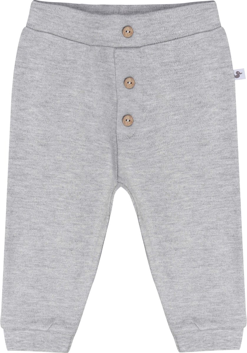Ducky Beau Jogging Grey Melange - Joggingbroekje - Baby - Grijs - Maat: 68