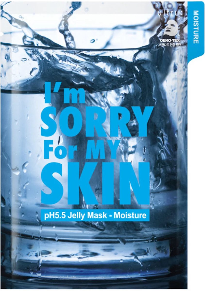 Ultru I'm Sorry For My Skin pH 5.5 Jelly Mask - Moisture doos van 10 st.