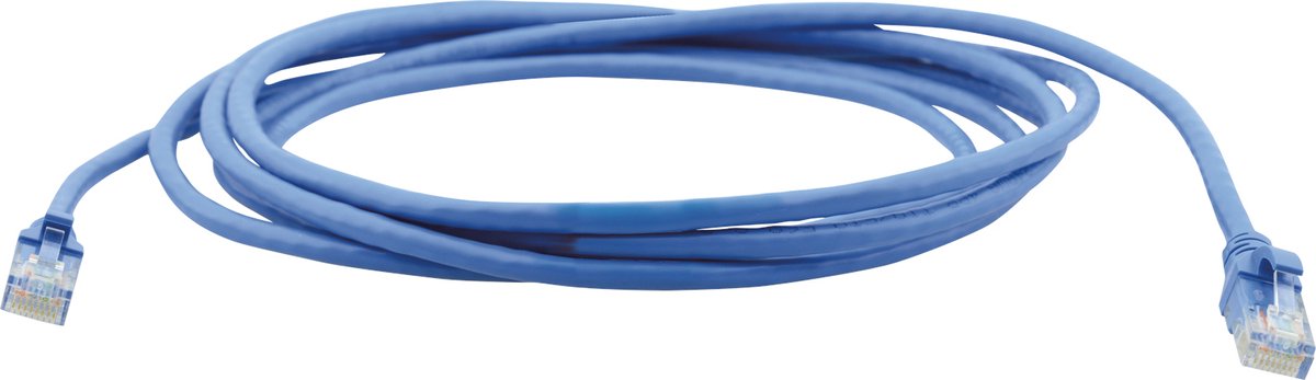 UTP Category 6 Rigid Network Cable Kramer Electronics 99-36100015 4,6m Blue