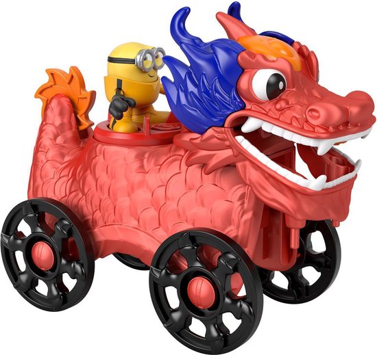 Fisher-Price Imaginext Minions Drachen-Streitwagen – Mit Figur & Projektilen, Für Kinder 3–8 Jahre