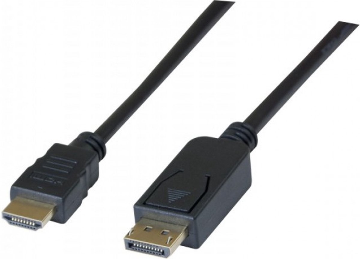 Hypertec 128164-HY video kabel adapter 3 m DisplayPort HDMI Zwart