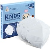 Oprpro Masque Antibacterial Masque de Protection KN95 White 10pcs