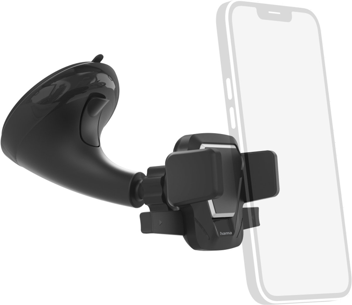 Hama 201510 Smartphonehouder Easy Snap Met Zuignap