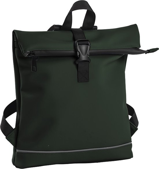 Daniel Ray Jefferson Rolltop Laptop Backpack Waterproof - Vert Foncé