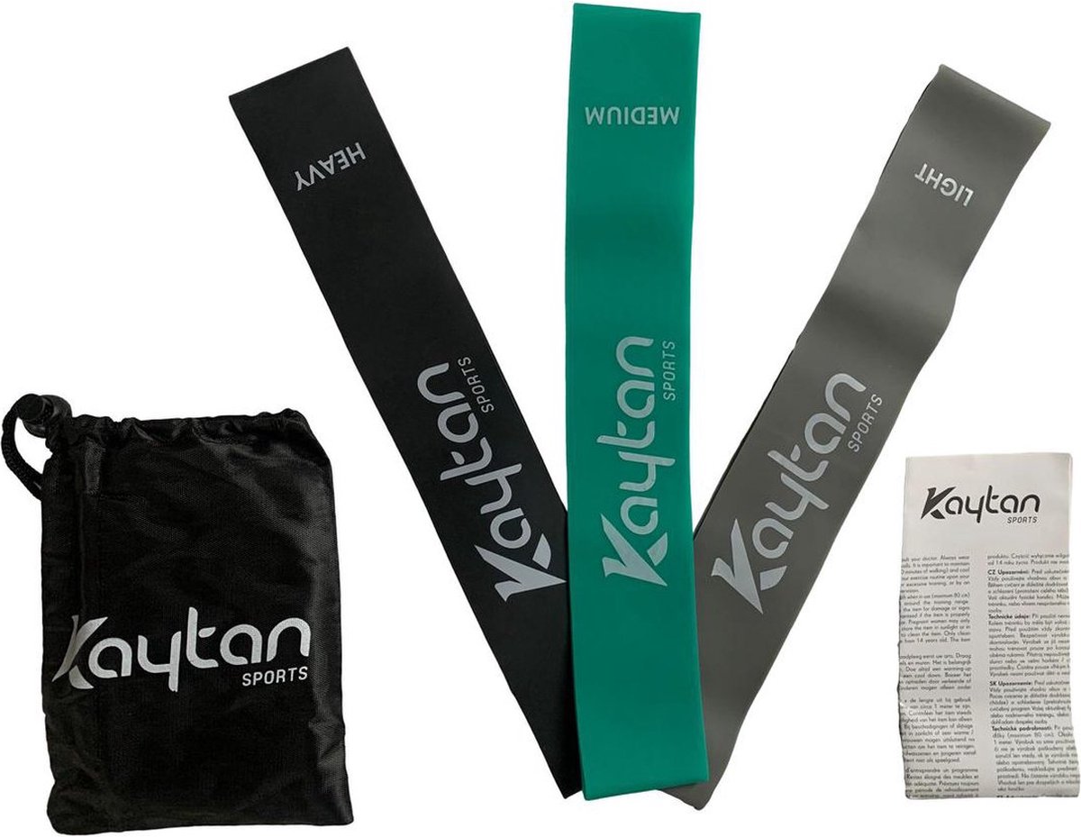 KAYTAN SPORTS Resistance band Fitness elastiek Weerstandsbanden