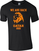 Mooi WK-shirt We are back Nederlands elftal voetbal Qatar maat XXL