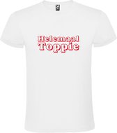 T-shirt Wit avec image "totally Toppie" Rouge Taille XS