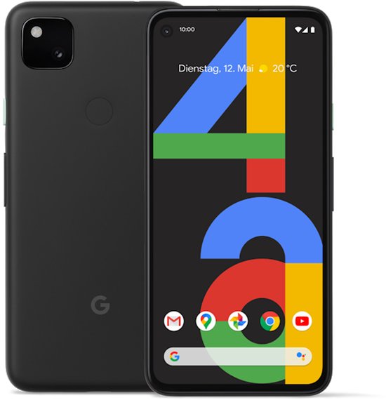 Google Pixel 4a ブラック 本体 Google Pixel 4a - Android - 128GB opslag - 12.2MP camera - Zwart | bol