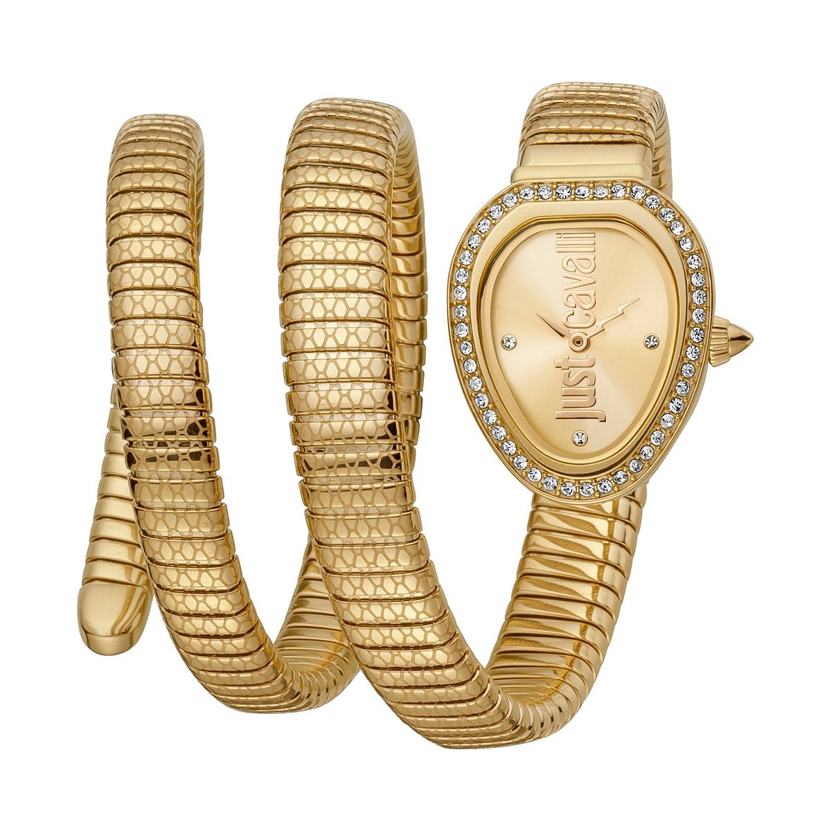 Just Cavalli Damen-Uhren Analog Quarz One Size Gold 32019798