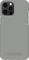 iDeal of Sweden Hoesje Geschikt voor iPhone 12 Pro Max - iDeal of Sweden Seamless Case Backcover - grijs