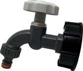 IBC adapter kraan set - schroefopening - S60x6 - gardena