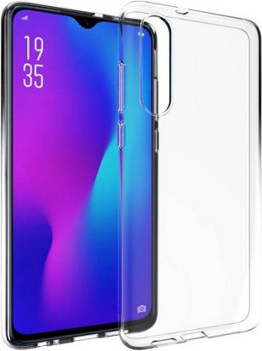 Shock Proof Case - Telefoonhoesje - Doorzichtig Hoesje voor Huawei P30 - Transparant Wit