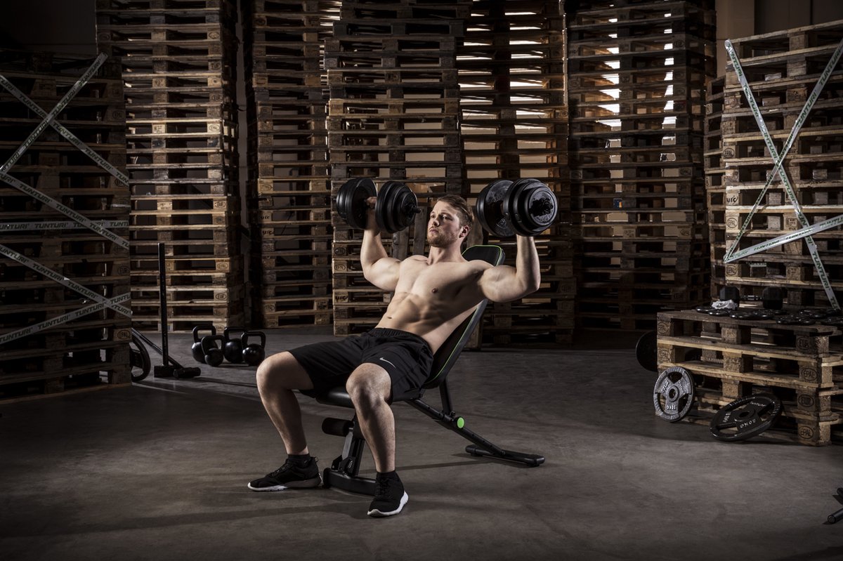 Tunturi RC20 Power Rack - in hoogte verstelbare pull-up bar thumbnail 7