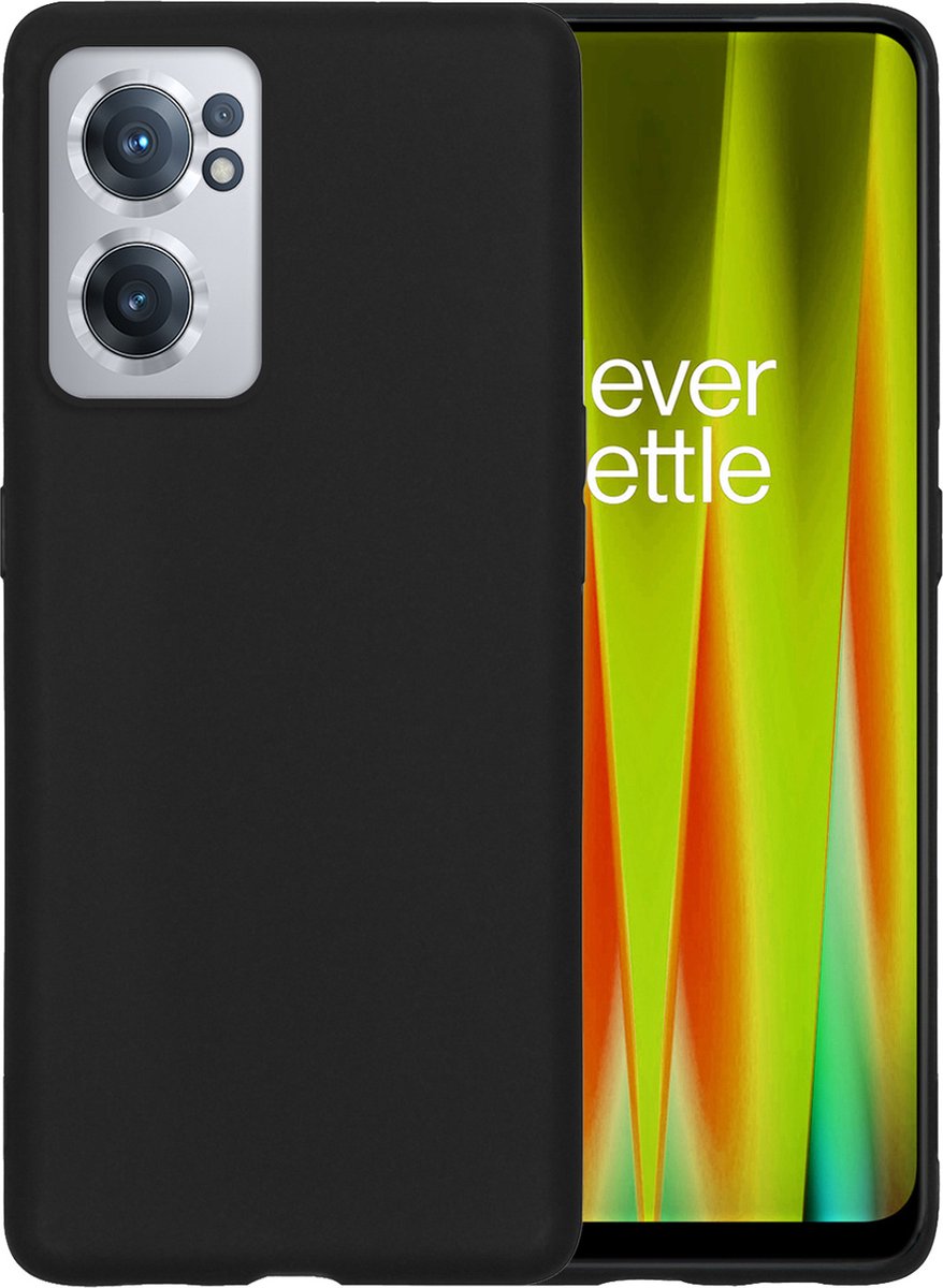 OnePlus Nord CE 2 Hoesje Cover Siliconen Back Case - OnePlus Nord CE 2 Hoes - Zwart