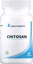 Chitosan supplement - goed voor de cholesterolspiegel - 90 Capsules | Muscle Concepts